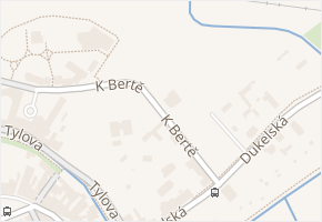 K Bertě v obci Třeboň - mapa ulice