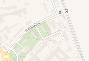 Nádražní v obci Třeboň - mapa ulice