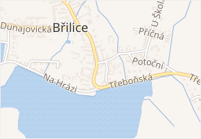 Školní v obci Třeboň - mapa ulice