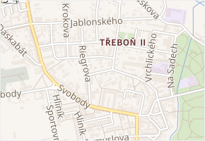 U Barborky v obci Třeboň - mapa ulice