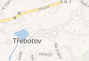 Třebotov v obci Třebotov - mapa části obce