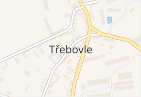 Třebovle v obci Třebovle - mapa části obce