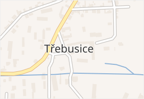 Třebusice v obci Třebusice - mapa části obce