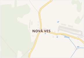 Nová Ves v obci Třemešné - mapa části obce