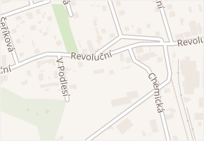 Revoluční v obci Třemošná - mapa ulice