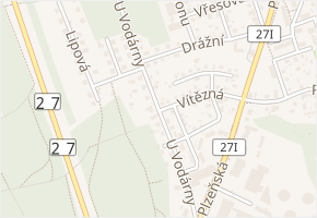 U Vodárny v obci Třemošná - mapa ulice