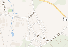 V Zákoutí v obci Třemošná - mapa ulice