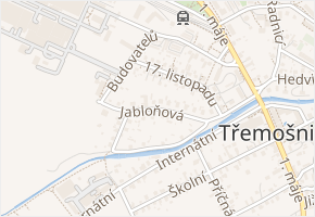 Jabloňová v obci Třemošnice - mapa ulice