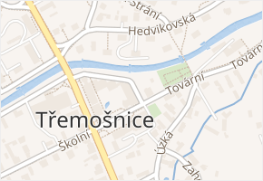 Náměstí Míru v obci Třemošnice - mapa ulice