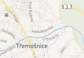 Pod Strání v obci Třemošnice - mapa ulice