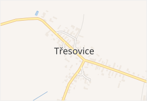 Třesovice v obci Třesovice - mapa části obce