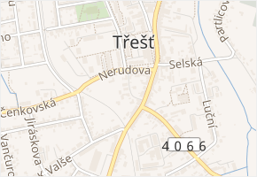 Na Kopečku v obci Třešť - mapa ulice