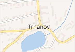 Trhanov v obci Trhanov - mapa části obce