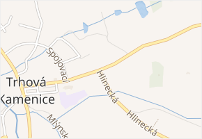 Hlinecká v obci Trhová Kamenice - mapa ulice