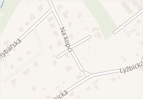Na kopci v obci Třinec - mapa ulice