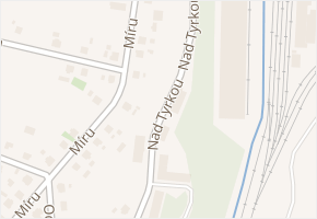 Nad Tyrkou v obci Třinec - mapa ulice