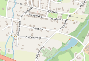 Slunečná v obci Třinec - mapa ulice