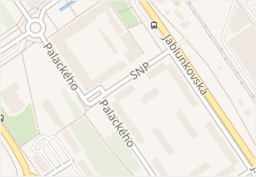 SNP v obci Třinec - mapa ulice