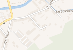 Na Pískách v obci Trmice - mapa ulice