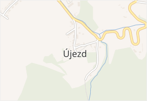 Újezd v obci Trmice - mapa části obce