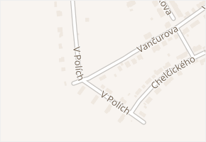 Vančurova v obci Trmice - mapa ulice