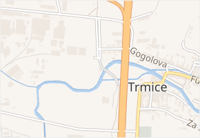 Zámecká v obci Trmice - mapa ulice