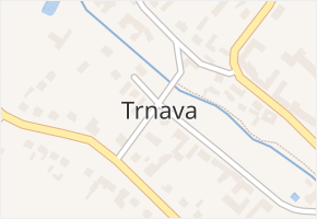 Trnava v obci Trnava - mapa části obce