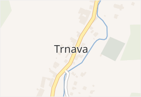 Trnava v obci Trnava - mapa části obce