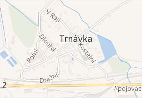 Lipová v obci Trnávka - mapa ulice