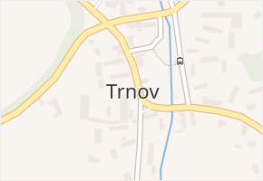 Trnov v obci Trnov - mapa části obce