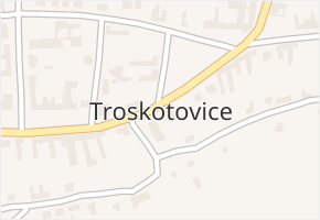 Troskotovice v obci Troskotovice - mapa části obce
