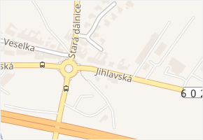 Jihlavská v obci Troubsko - mapa ulice
