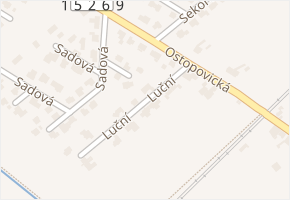 Luční v obci Troubsko - mapa ulice
