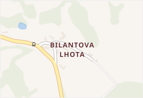 Bilantova Lhota v obci Trpišovice - mapa části obce