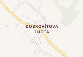 Dobrovítova Lhota v obci Trpišovice - mapa části obce