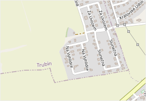 Na Vyhlídce v obci Trubín - mapa ulice