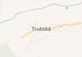 Trubská v obci Trubská - mapa části obce