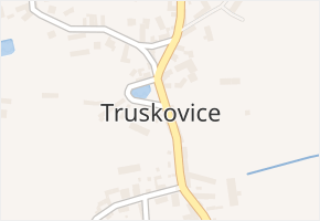 Truskovice v obci Truskovice - mapa části obce