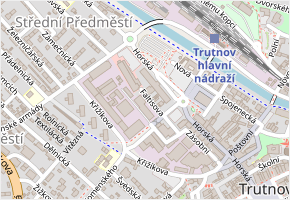 Faltisova v obci Trutnov - mapa ulice