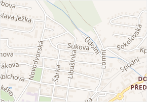 Foerstrova v obci Trutnov - mapa ulice