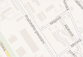 Horní Staré Město v obci Trutnov - mapa části obce