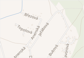 Jeřábová v obci Trutnov - mapa ulice