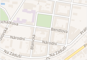 Jiráskovo náměstí v obci Trutnov - mapa ulice