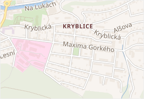 Jiřího Wolkera v obci Trutnov - mapa ulice