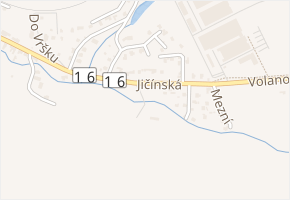 K Břízkám v obci Trutnov - mapa ulice