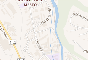 K Náhonu v obci Trutnov - mapa ulice