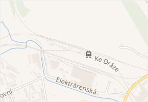 Ke Dráze v obci Trutnov - mapa ulice