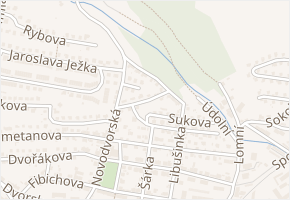 Kmochova v obci Trutnov - mapa ulice