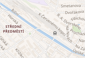 Komenského náměstí v obci Trutnov - mapa ulice