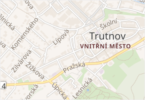 Kopeček v obci Trutnov - mapa ulice